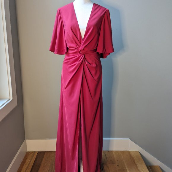 Keepsake Plunge Neckline Gown - Picture 4 of 12